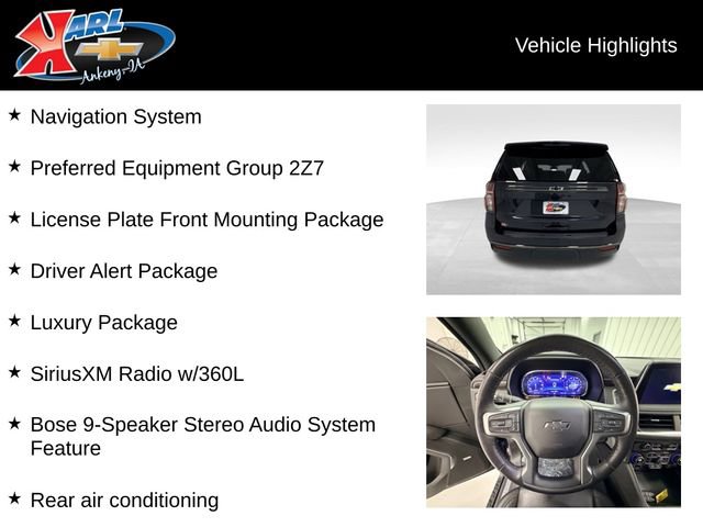 Certified 2022 Chevrolet Tahoe Z71 w/ Luxury Package AWD/4WD image 2