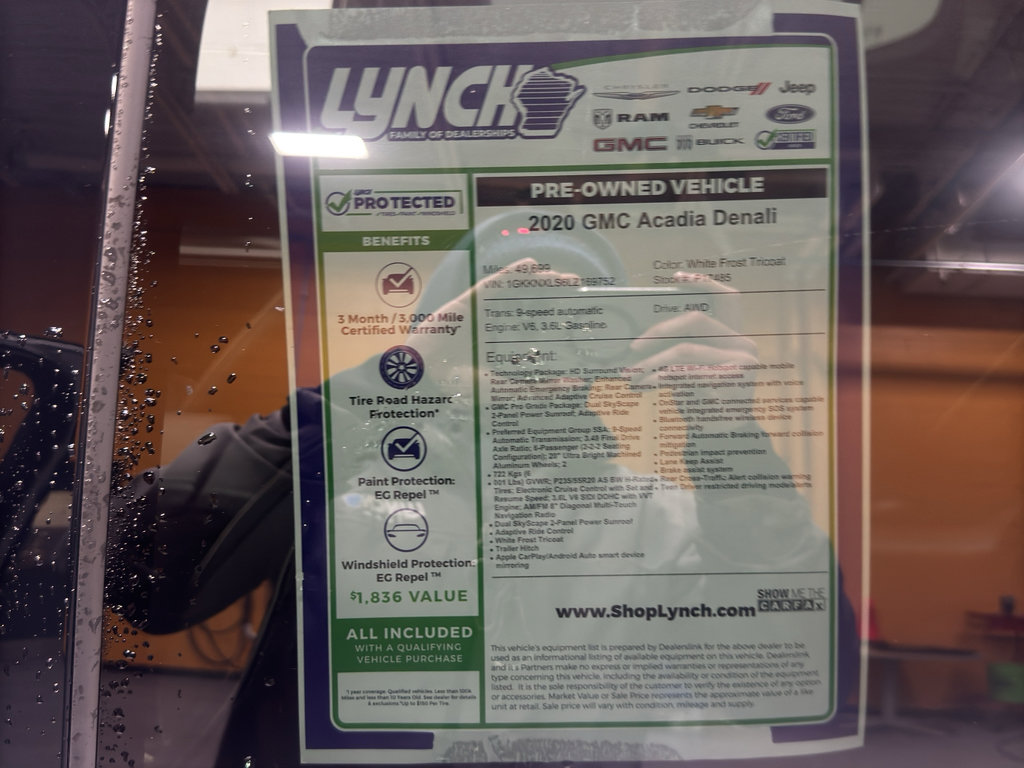 Used 2020 GMC Acadia Denali w/ GMC Pro Grade Package image 45