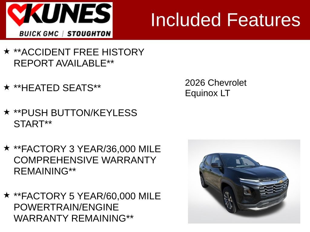 Used 2026 Chevrolet Equinox LT FWD image 3