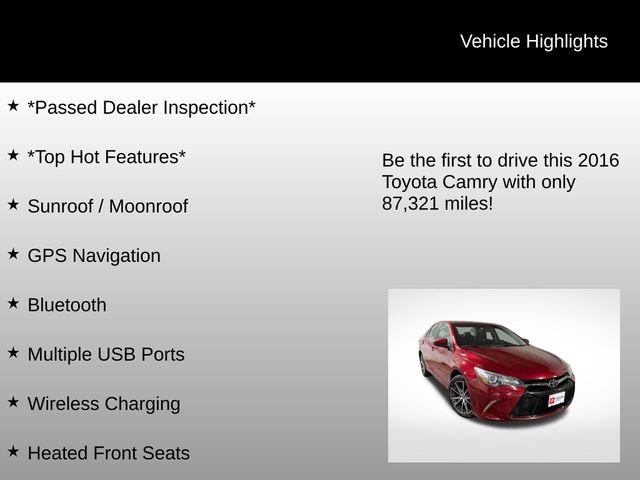 Used 2016 Toyota Camry XSE image 6