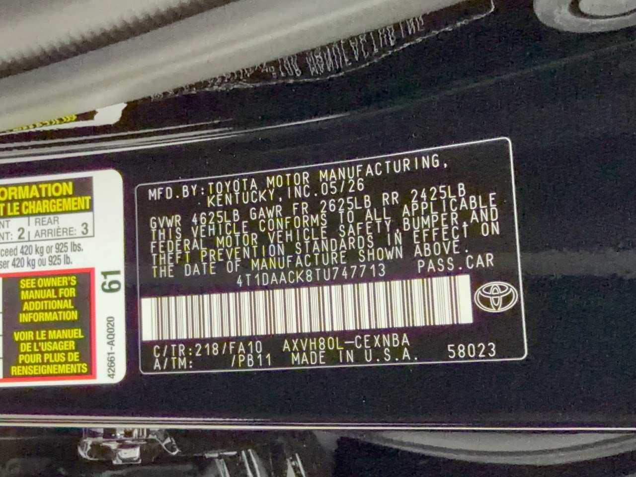 Certified 2026 Toyota Camry LE FWD image 32