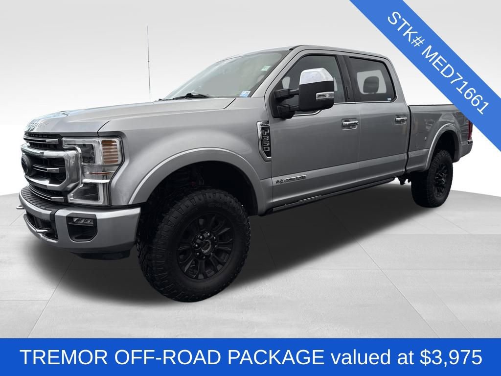 Used 2021 Ford F350 Platinum w/ Tremor Off-Road Package image 3