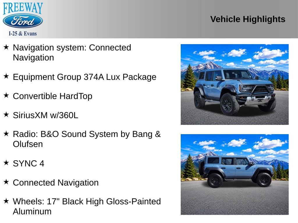Used 2025 Ford Bronco Raptor AWD/4WD image 2