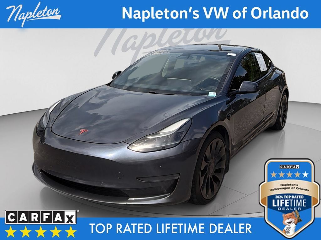 Used 2021 Tesla Model 3 Performance AWD/4WD image 1