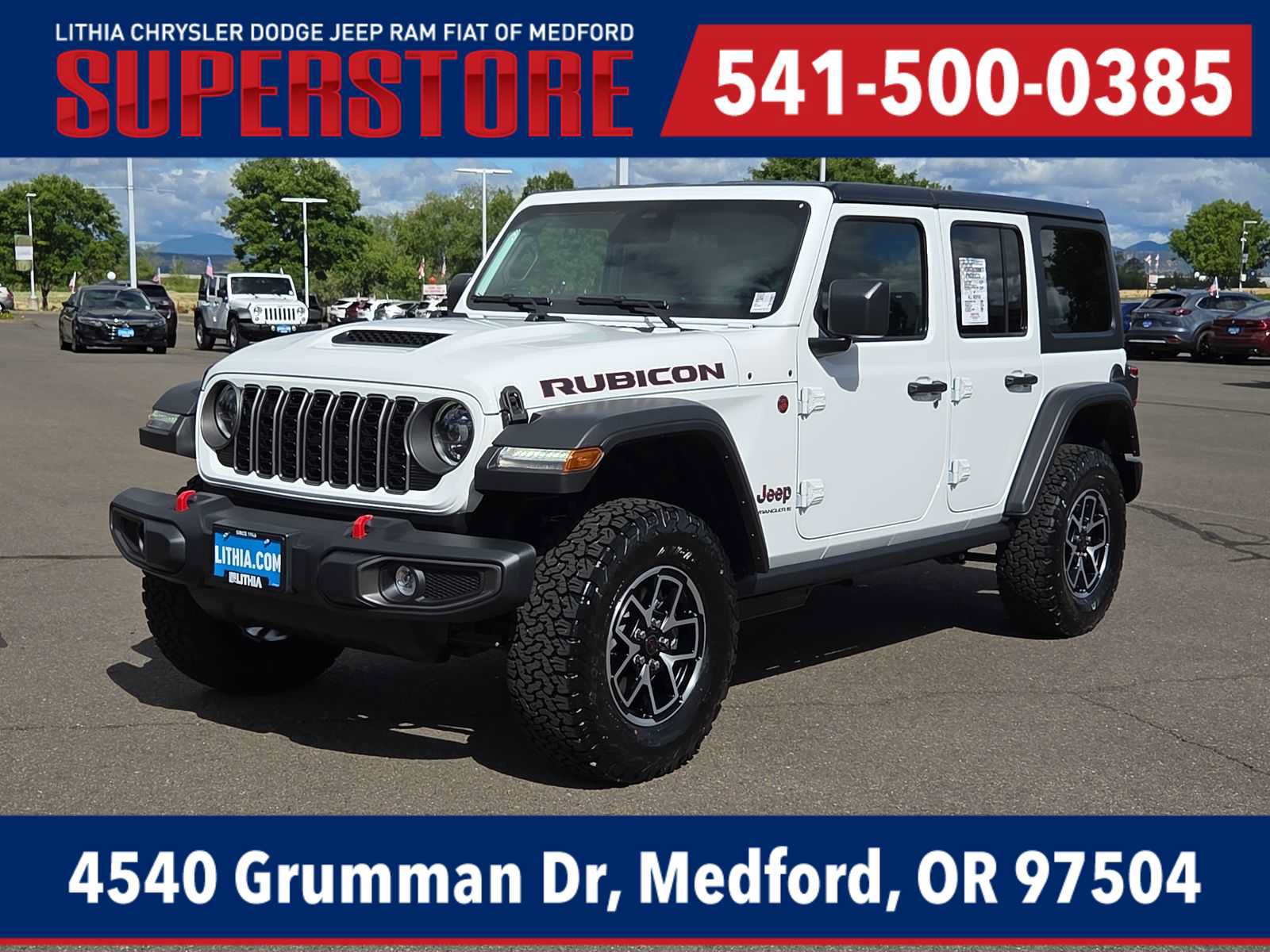 New 2026 Jeep Wrangler Unlimited Rubicon AWD/4WD image 1