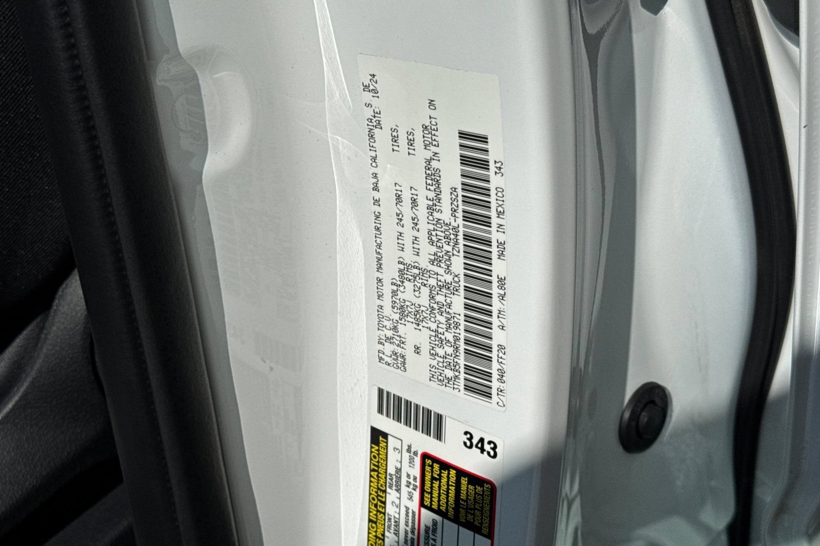 Certified 2024 Toyota Tacoma SR5 RWD image 36