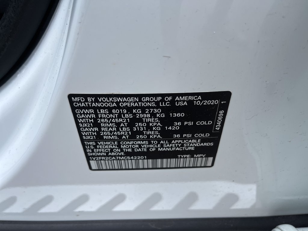 Used 2021 Volkswagen Atlas SEL Premium AWD/4WD image 27