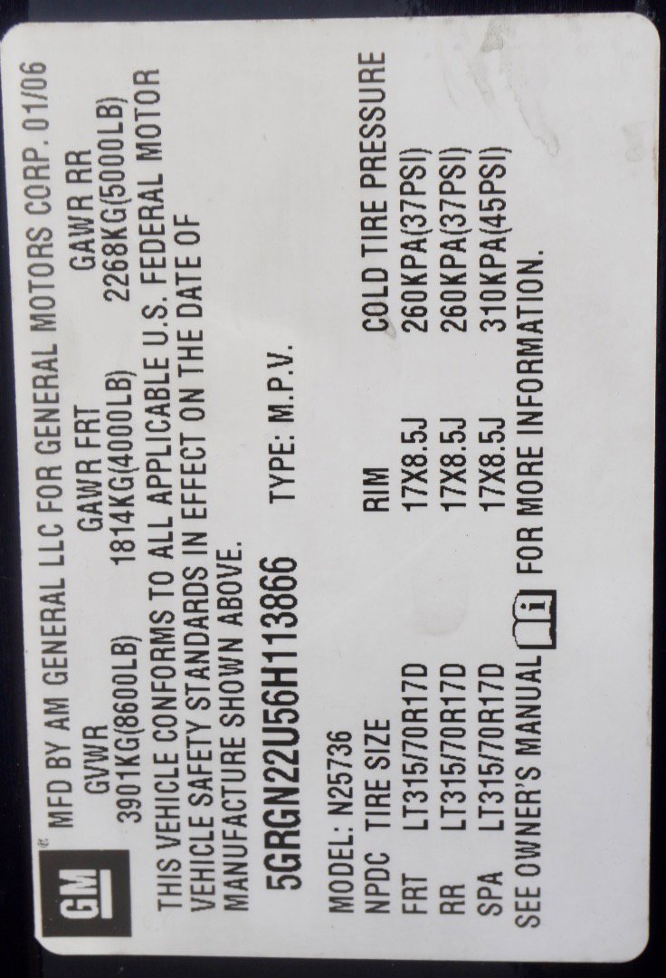 Used 2006 HUMMER H2 SUT image 50