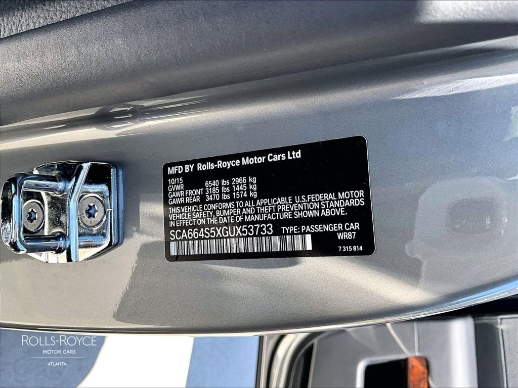 Certified 2016 Rolls-Royce Ghost RWD image 28