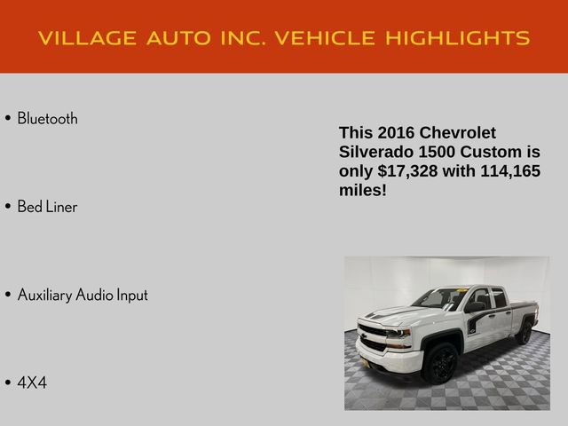 Used 2016 Chevrolet Silverado 1500 Custom w/ Rally 1 Edition AWD/4WD image 14