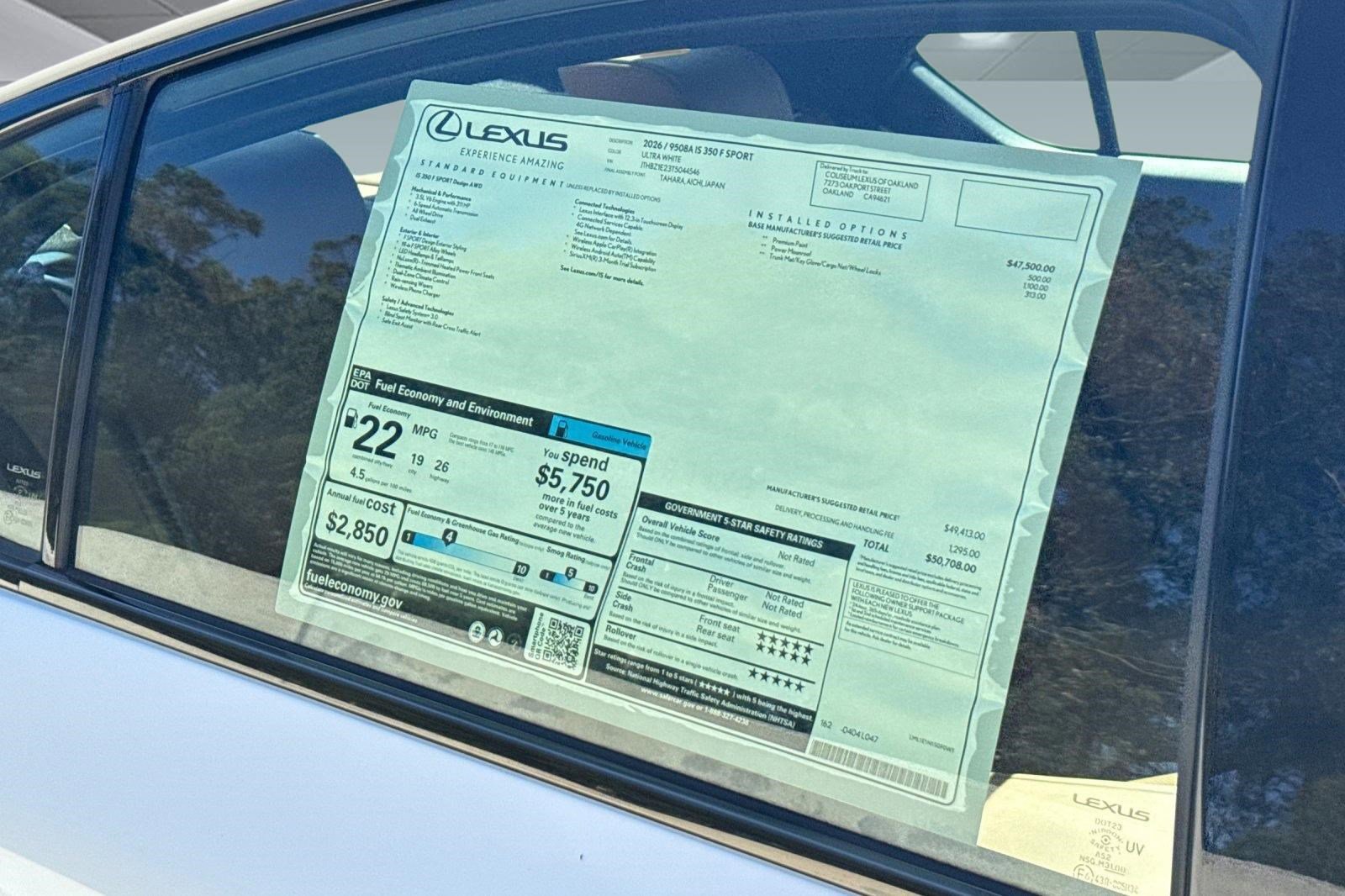 New 2026 Lexus IS 350 F Sport AWD/4WD image 29