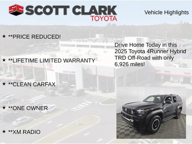Used 2025 Toyota 4Runner TRD Off-Road AWD/4WD image 12