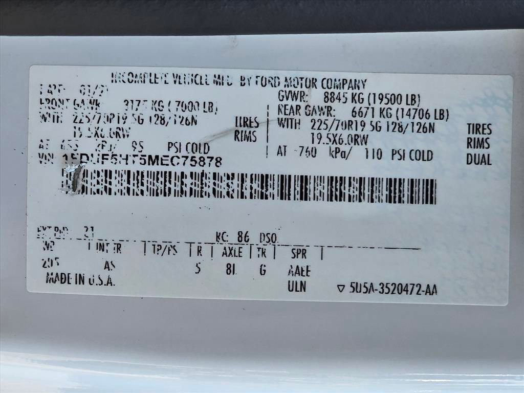 Used 2021 Ford F550 4x4 Regular Cab Super Duty image 28