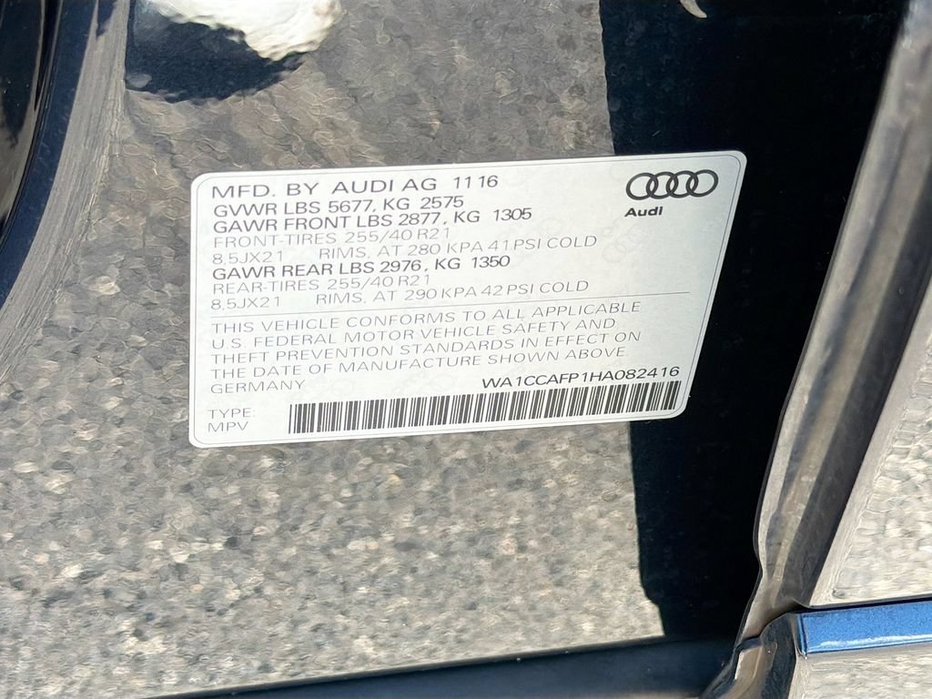 Used 2017 Audi SQ5 Premium Plus w/ Technology Package AWD/4WD image 43