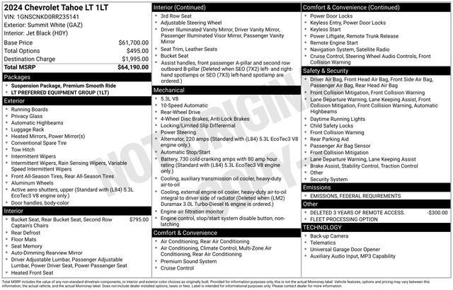 Used 2024 Chevrolet Tahoe LT image 26