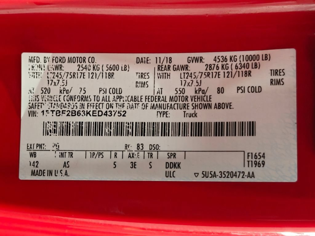 Used 2019 Ford F250 XL w/ XL Value Package AWD/4WD image 41