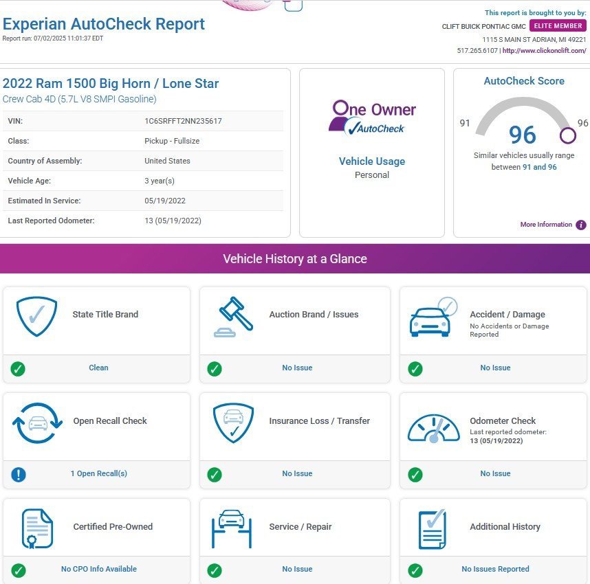 Used 2022 RAM 1500 Big Horn image 3
