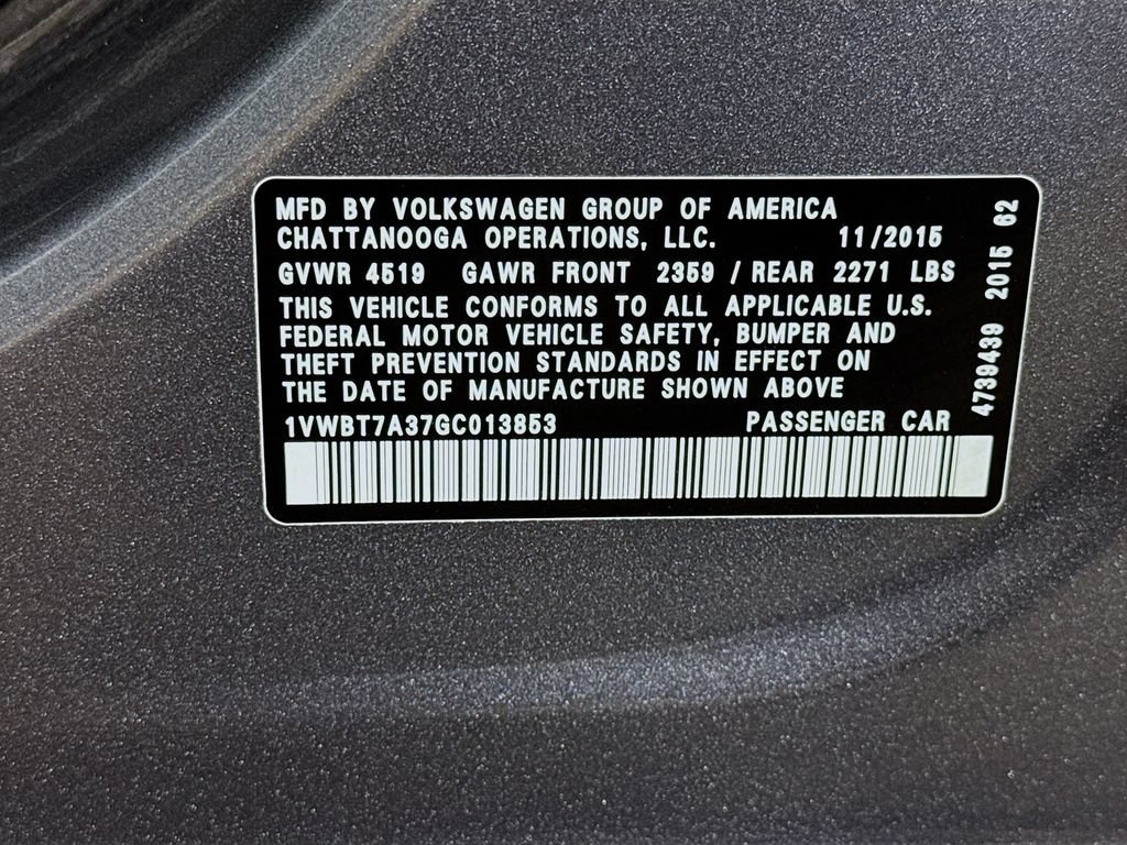 Used 2016 Volkswagen Passat 1.8T SE FWD image 41