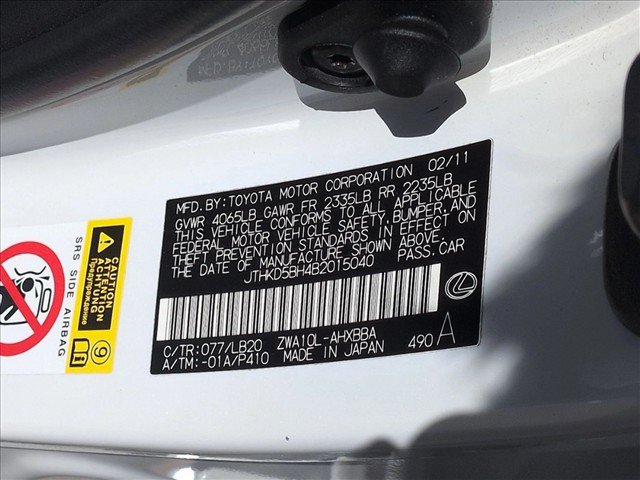 Used 2011 Lexus CT 200h Premium w/ Premium Audio Pkg FWD image 24