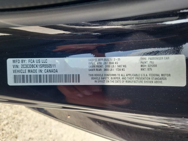 New 2025 Dodge Charger Daytona R/T w/ Quick Order Package 25M R/T AWD/4WD image 25