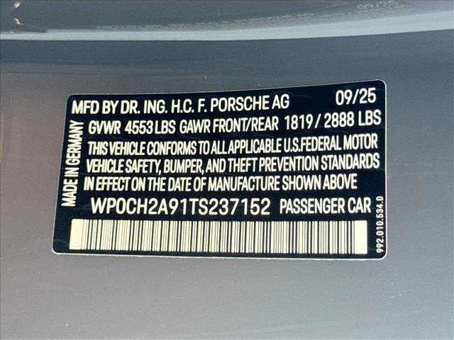 New 2026 Porsche 911 Carrera 4S AWD/4WD image 25