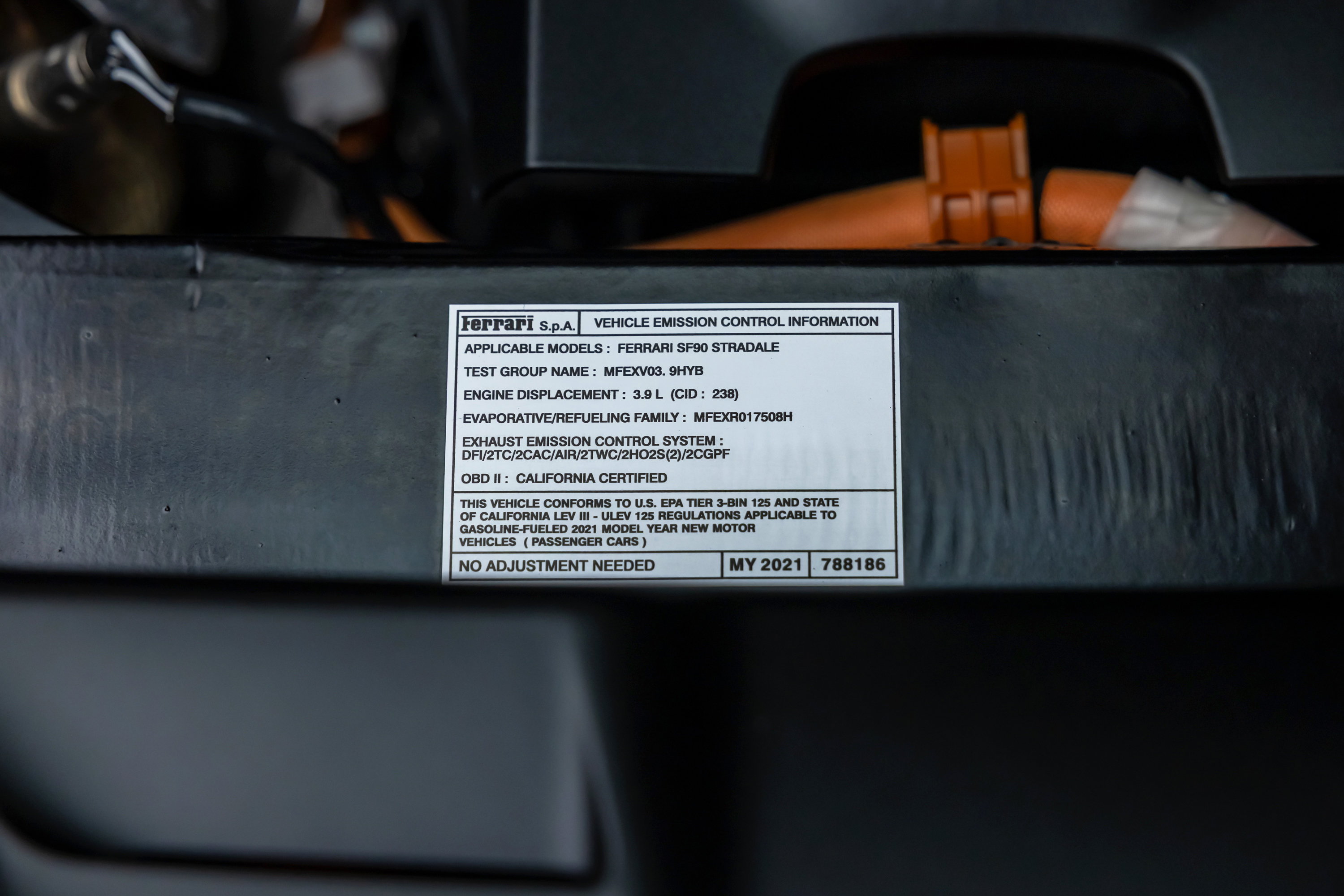 Certified 2021 Ferrari SF90 Stradale AWD/4WD image 44