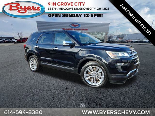 Used 2019 Ford Explorer Limited w/ Ford Safe & Smart Package