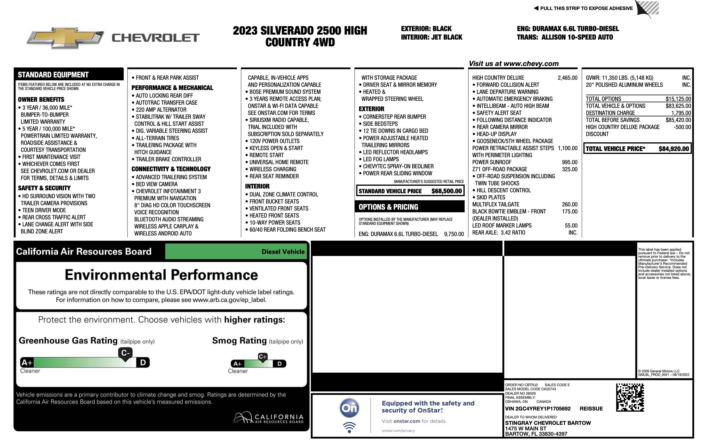 Used 2023 Chevrolet Silverado 2500 High Country w/ Z71 Off-Road Package image 4