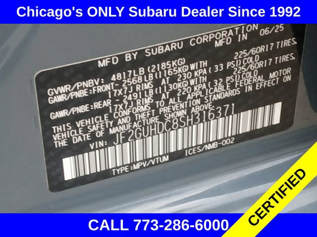 Certified 2025 Subaru Crosstrek 2.0i Premium w/ Convenience Package #2 image 12