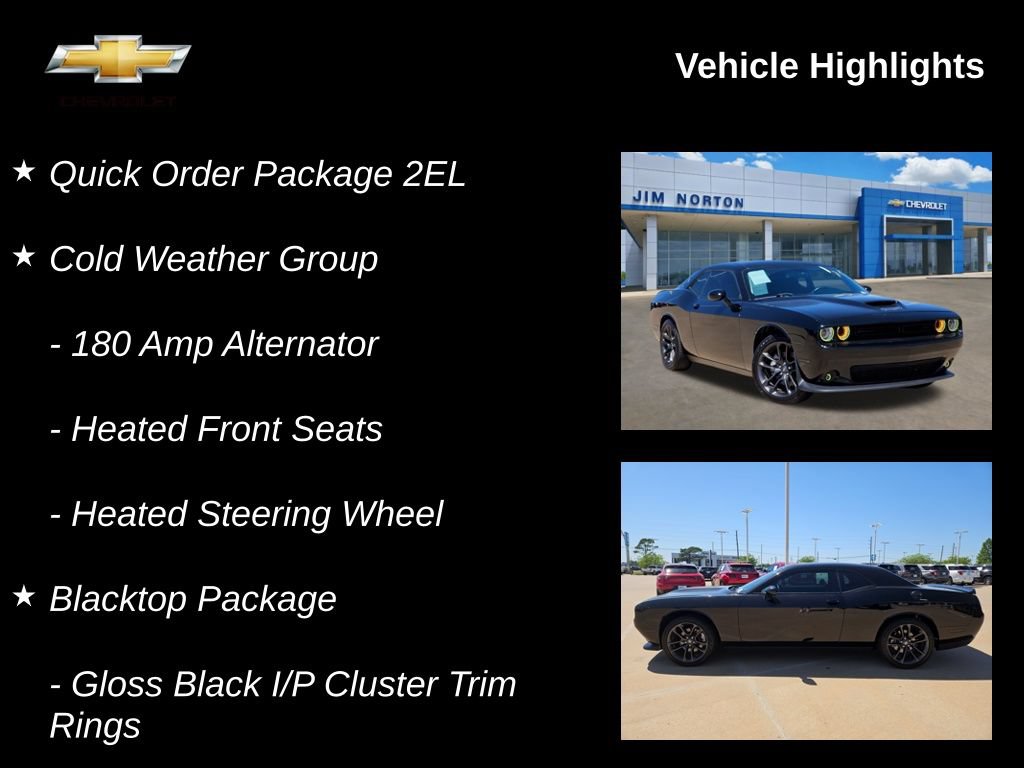 Used 2021 Dodge Challenger GT w/ Blacktop Package RWD image 8