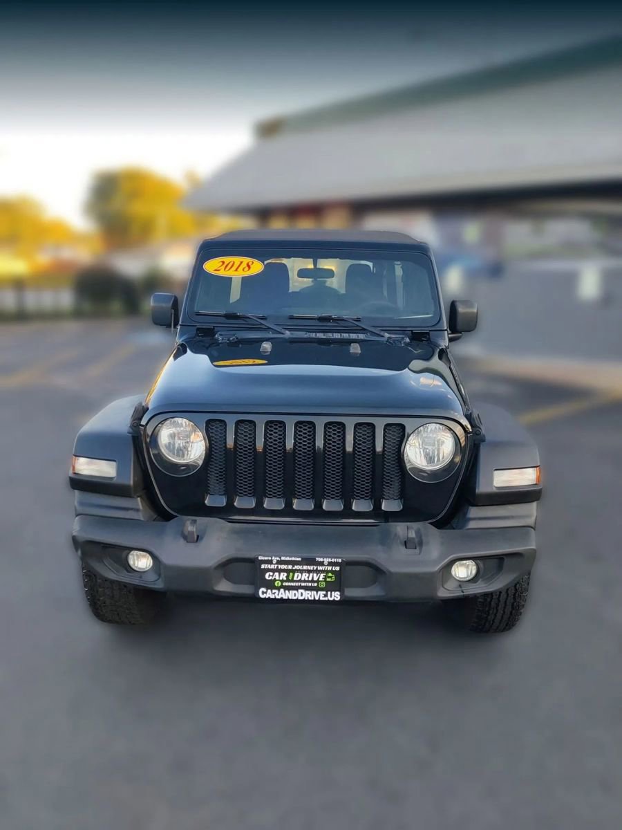 Used 2018 Jeep Wrangler Unlimited Sport image 2