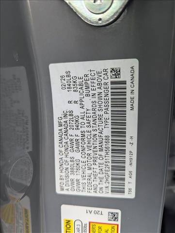 New 2026 Honda Civic Sport image 21