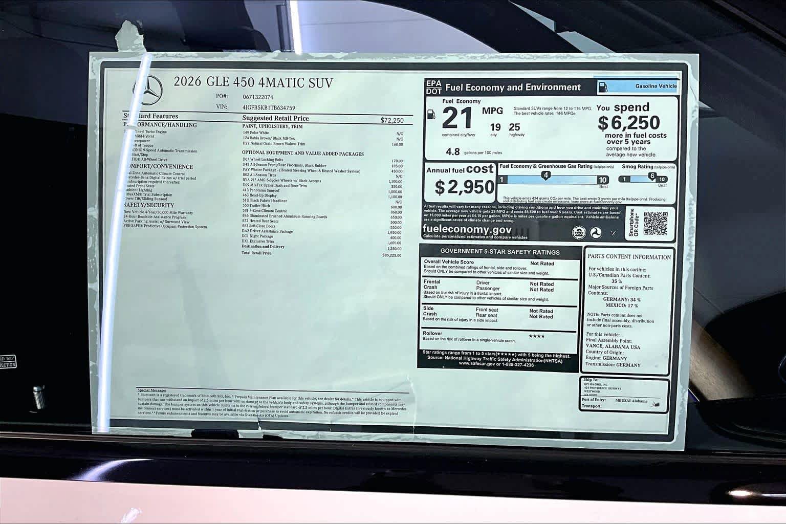 New 2026 Mercedes-Benz GLE 450 4MATIC image 18