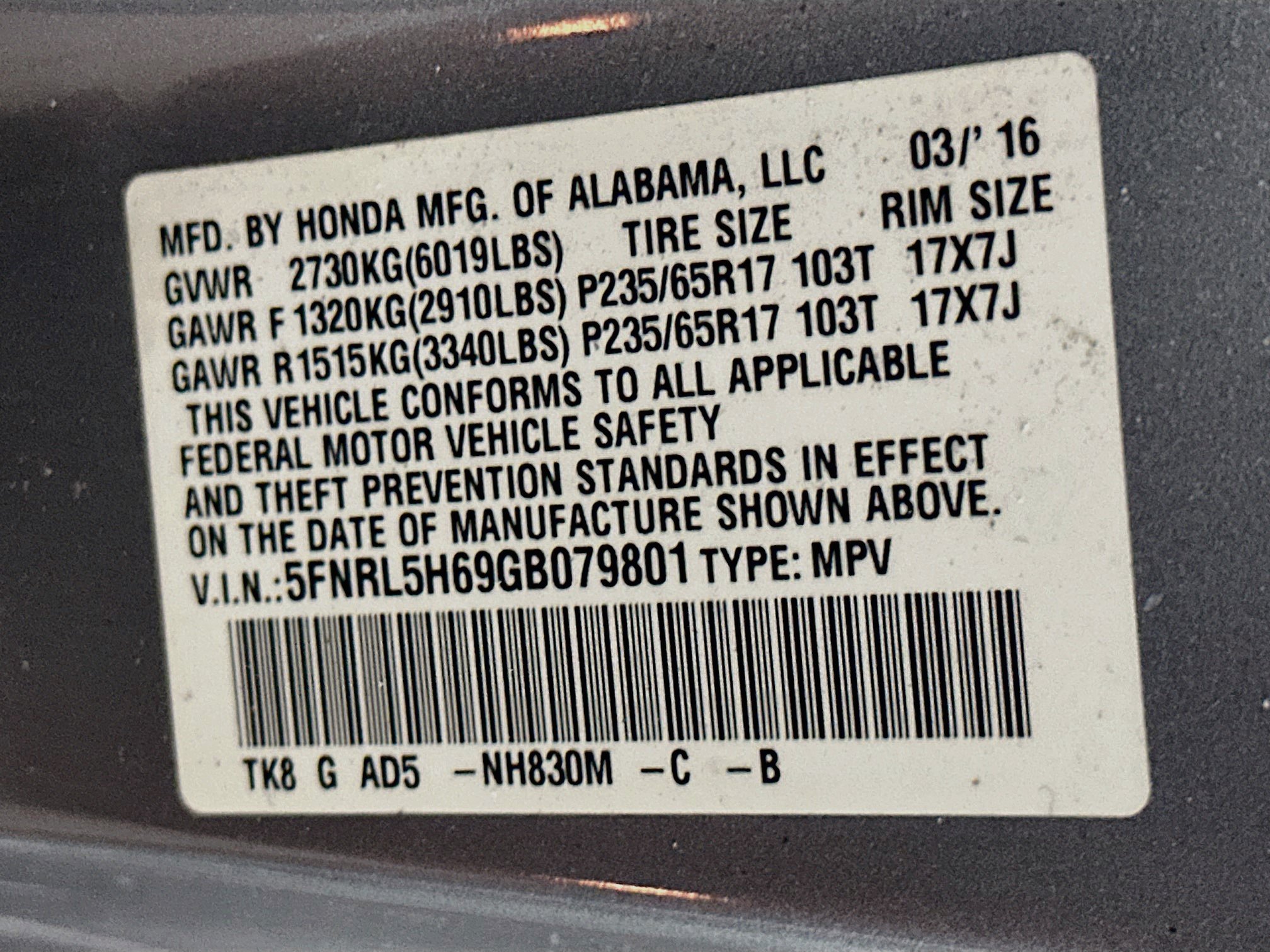 Used 2016 Honda Odyssey EX-L image 12