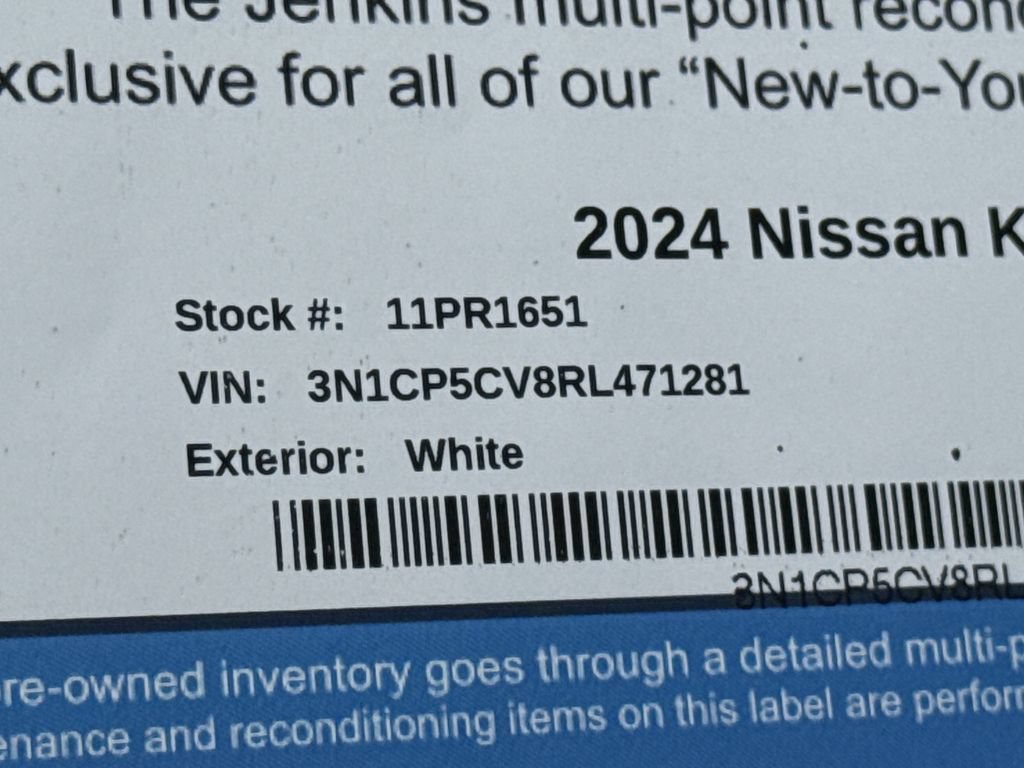 Certified 2024 Nissan Kicks SV FWD image 7