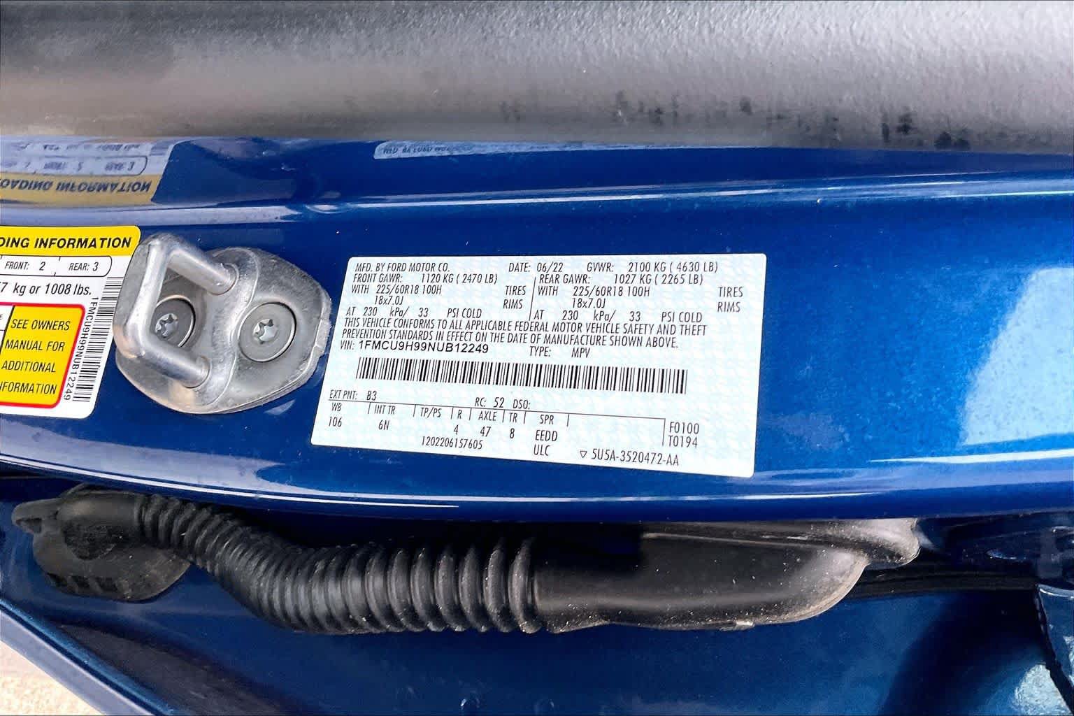 Used 2022 Ford Escape SEL AWD/4WD image 36