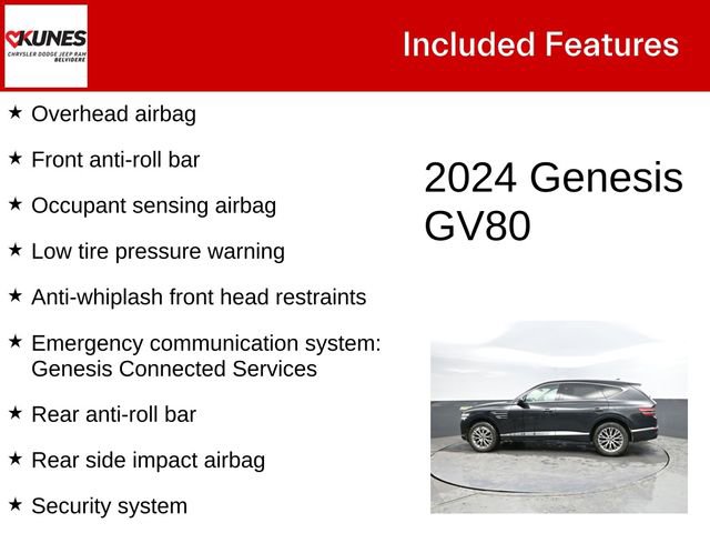 Used 2024 Genesis GV80 2.5T AWD/4WD image 4