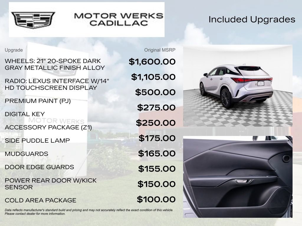 Used 2024 Lexus RX 350 Premium w/ Accessory Package (Z1) AWD/4WD image 8
