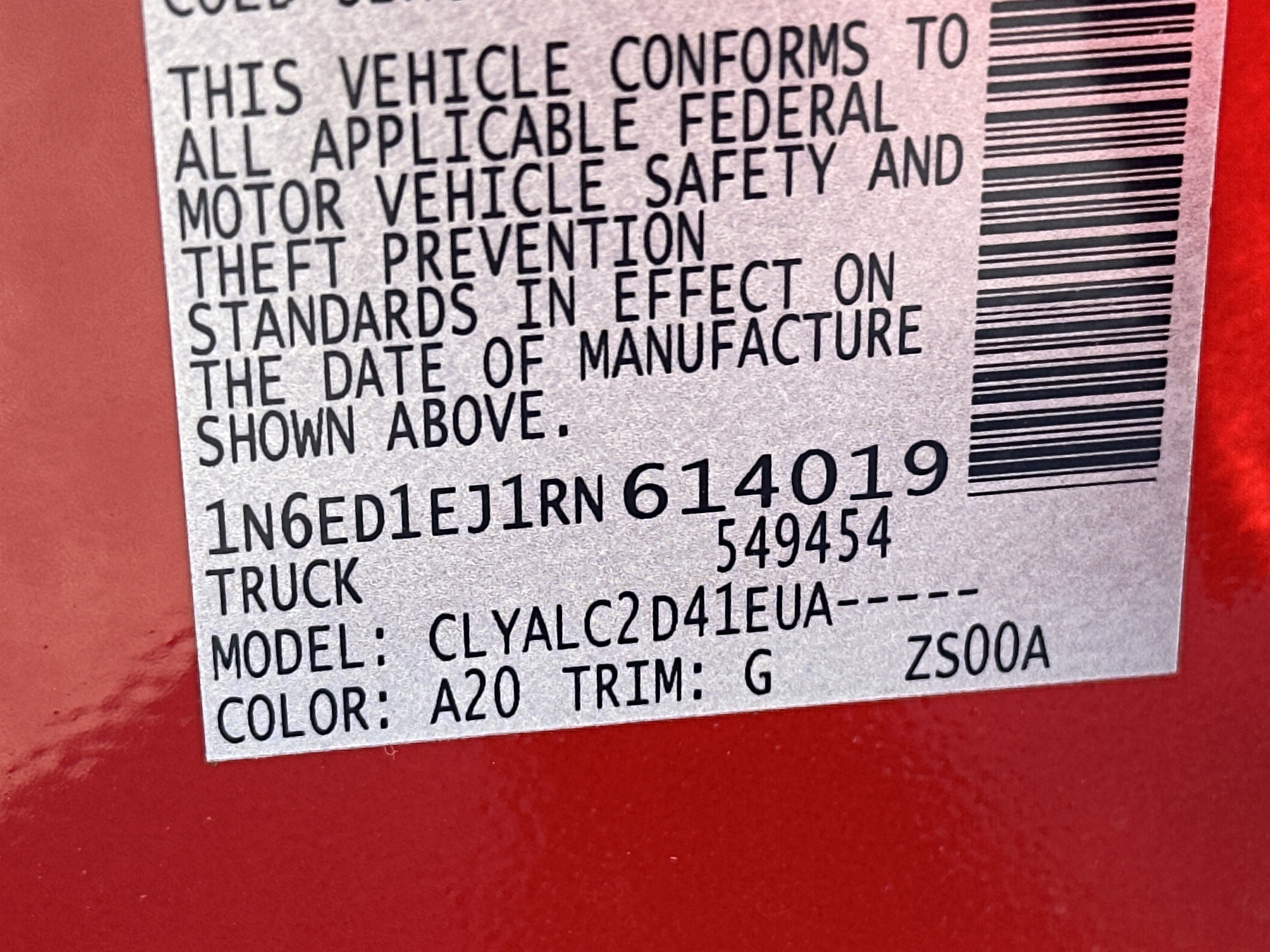 Used 2024 Nissan Frontier SV w/ SV Convenience Package image 32