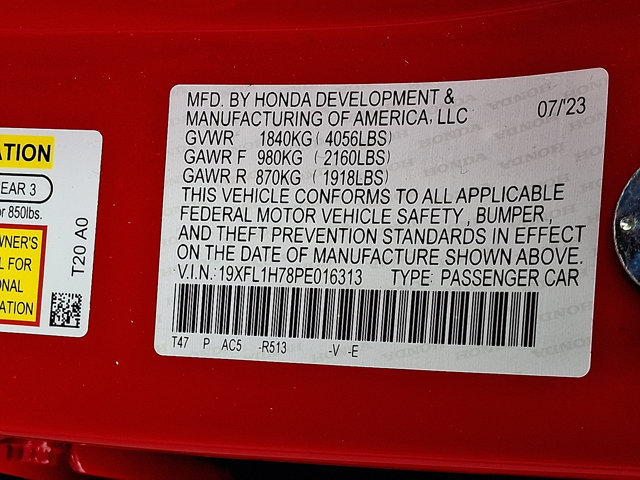 Used 2023 Honda Civic EX-L image 28