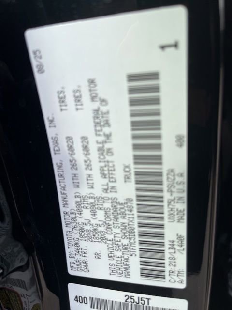 New 2026 Toyota Tundra 1794 Edition image 34