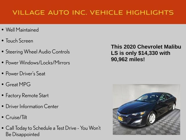 Used 2020 Chevrolet Malibu LS w/ Driver Confidence Package II image 7