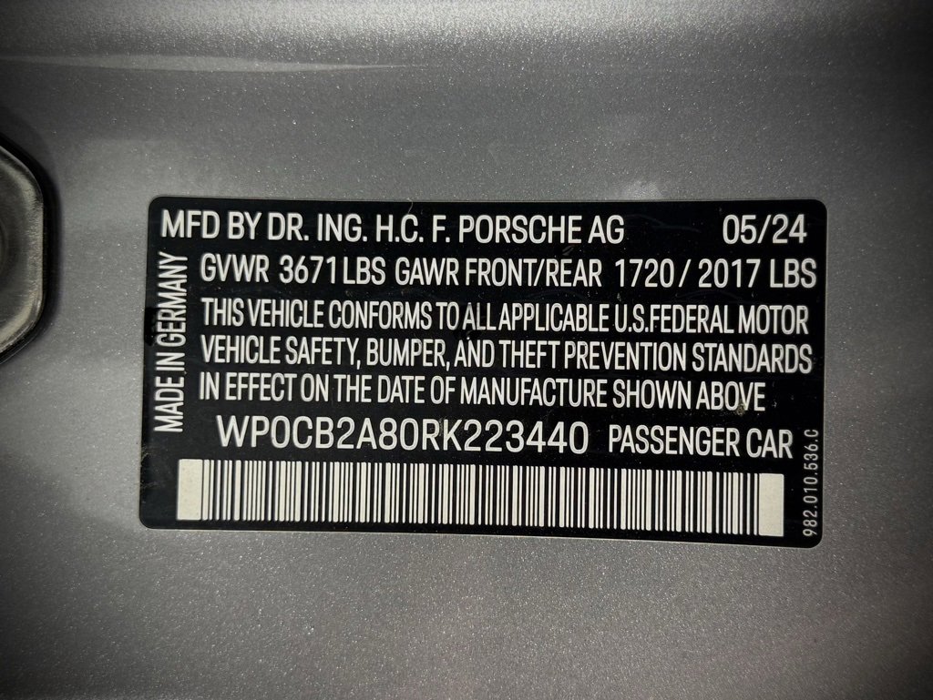 New 2024 Porsche 718 Boxster S image 30