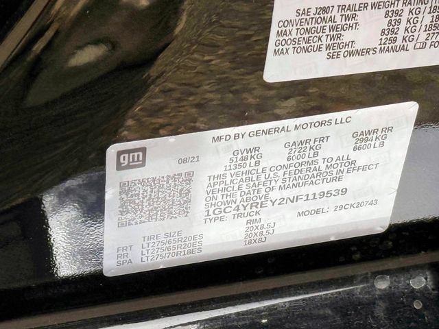 Used 2022 Chevrolet Silverado 2500 High Country AWD/4WD image 21