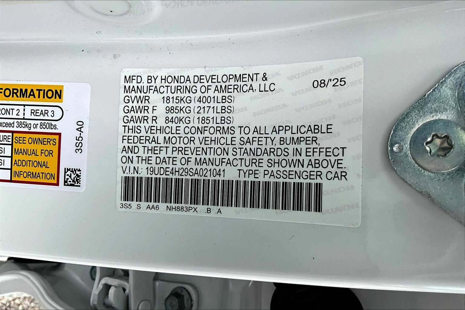 Used 2025 Acura Integra FWD image 21