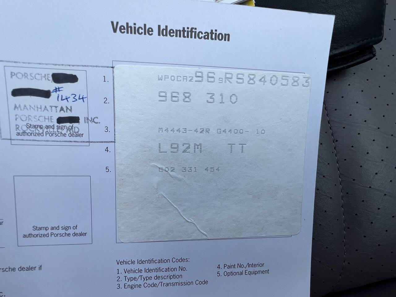 Used 1994 Porsche 968 Cabriolet RWD image 28