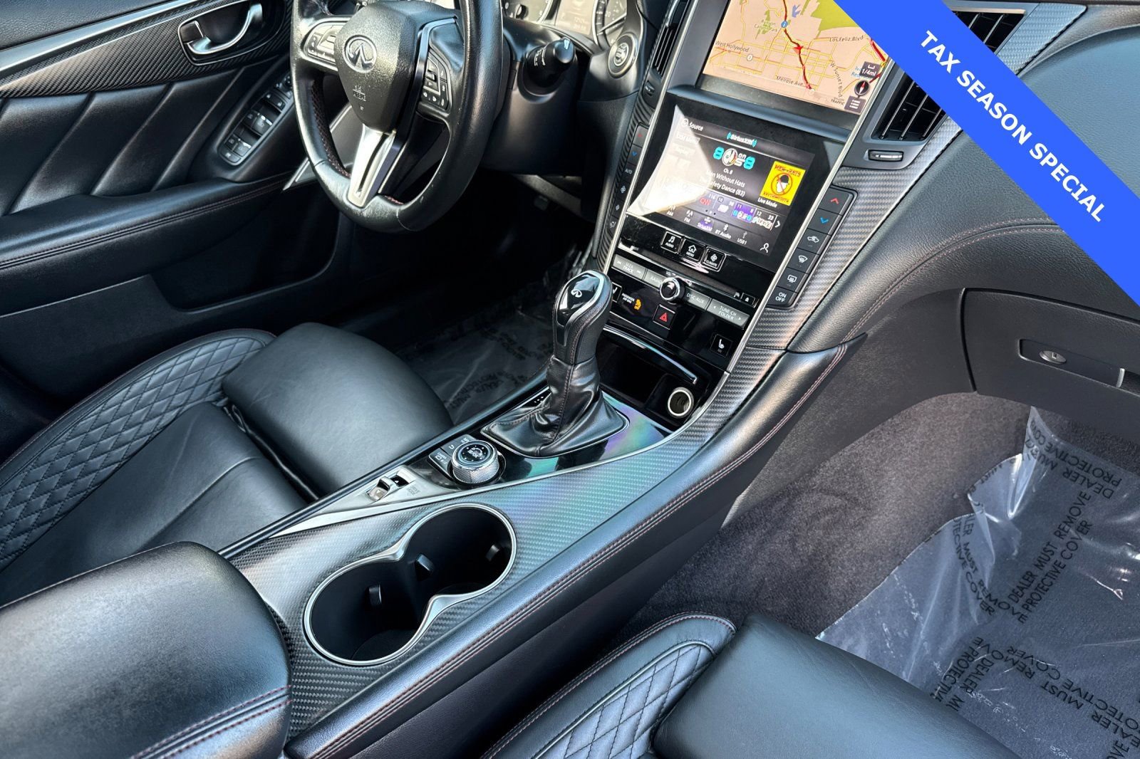 Used 2021 INFINITI Q50 Red Sport 400 w/ Cargo Package image 15