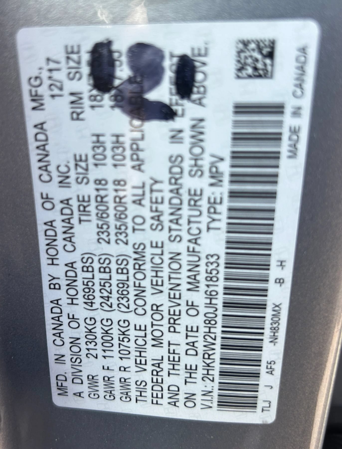 Used 2018 Honda CR-V EX-L image 25