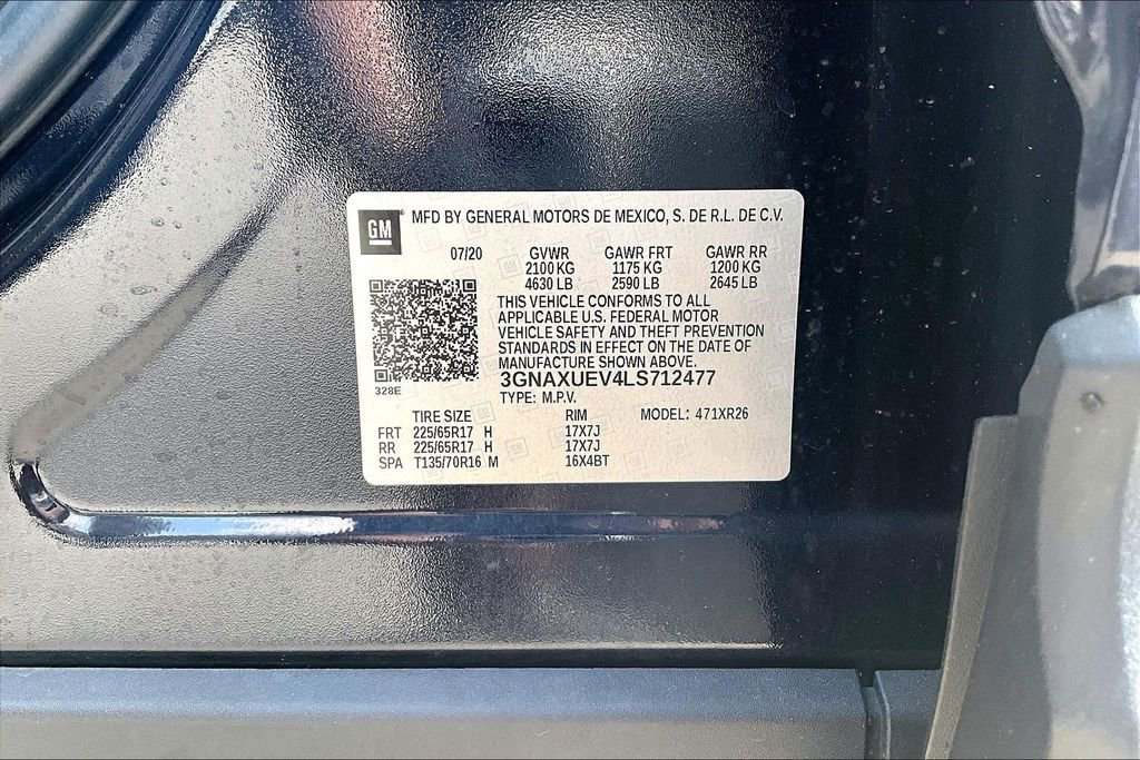 Used 2020 Chevrolet Equinox LT AWD/4WD image 35