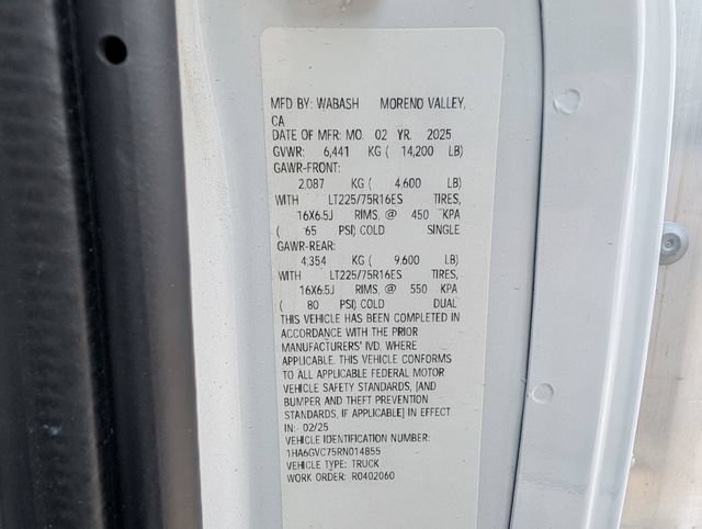 New 2024 Chevrolet Express 4500 Extended w/ Power Convenience Package RWD image 13